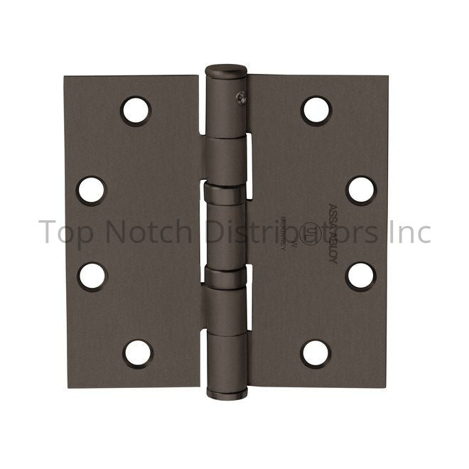 McKinney Hinges TA231441210BNRP 4-1/2" x 4-1/2" Square Corner Non F... Sparrow Supply