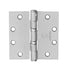 McKinney TA271441226DNRP 4-1/2" x 4-1/2" Square Corner Standard Weight 5 Knuckle Ball Bearing Hinge with Non Removable Pin # 55860 Satin Chrome Finish Sparrow Supply