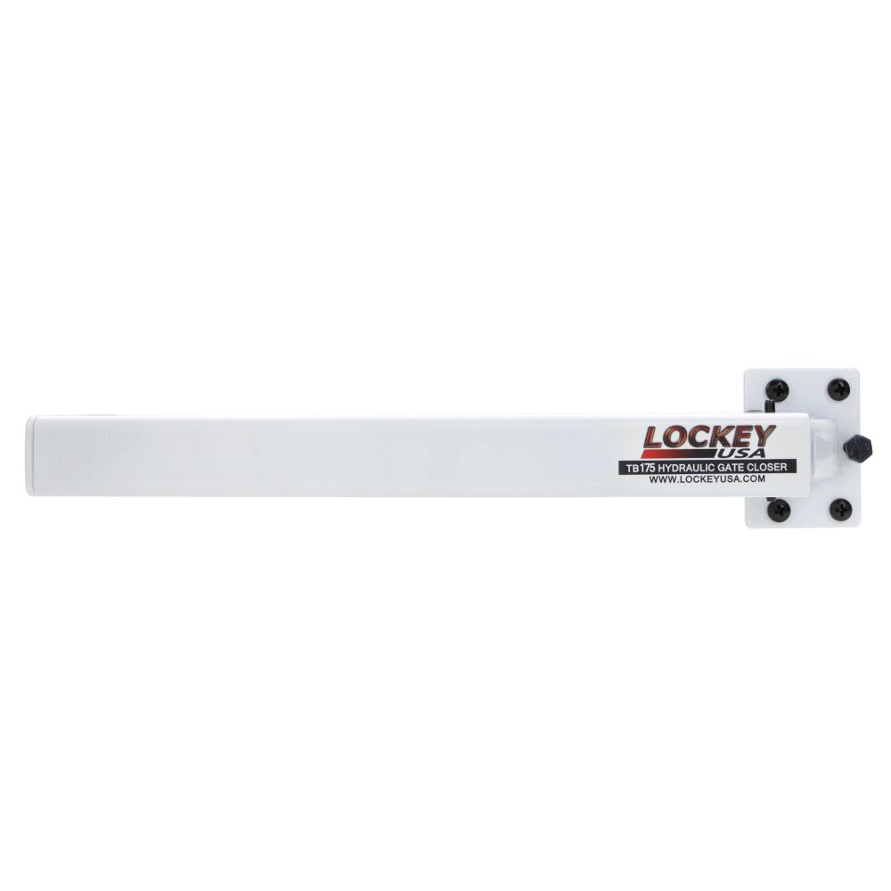 Lockey TB175W Garden Gate Closer White Finish Sparrow Supply