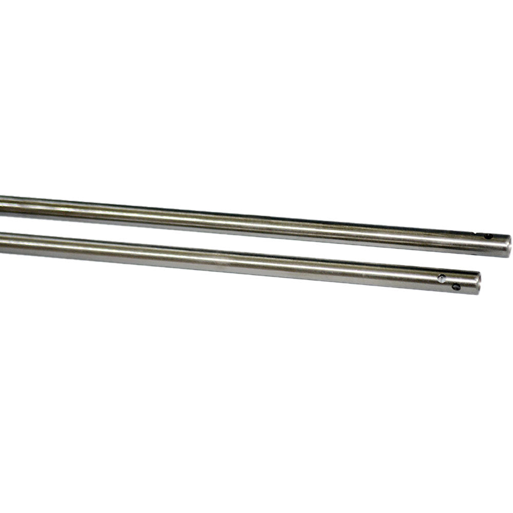 Best Precision TR1855630 8' Surface Vertical Top Rod Satin Stainless Steel Finish
