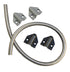 Securitron TSBC 18" Door Cord with Caps Black Finish Sparrow Supply