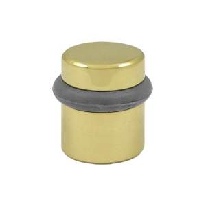 Deltana UFB4505U3-UNL Round Universal Floor Bumper 1-1/2"; Unlacquered Bright Brass Finish