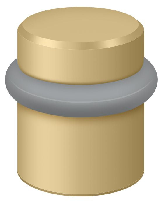 Deltana UFB4505U4 Round Universal Floor Bumper 1-1/2"; Brushed Brass Finish