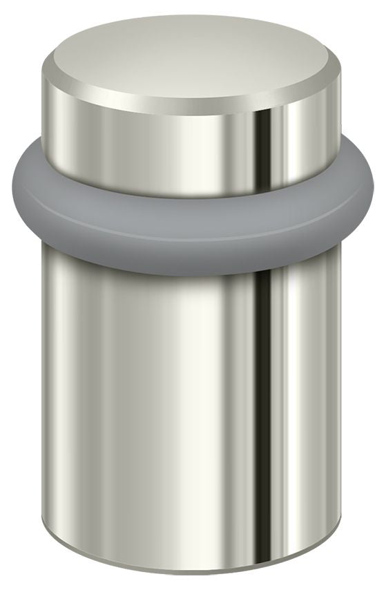 Deltana UFB5000U14 Round Universal Floor Bumper 2"; Bright Nickel Finish