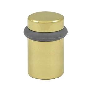 Deltana UFB5000U3UNL Round Universal Floor Bumper 2" Unlacquered Bright Brass Finish