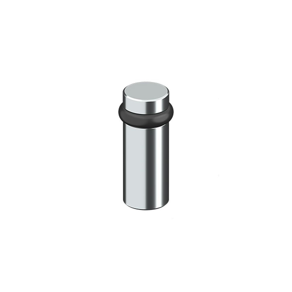 Deltana UFB6000U26 Round Universal Floor Bumper 3" Bright Chrome Finish