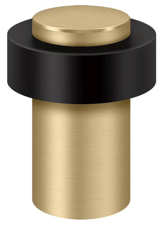 Deltana UFB7500U4 3" Round Universal Floor Bumper Satin Brass Finish