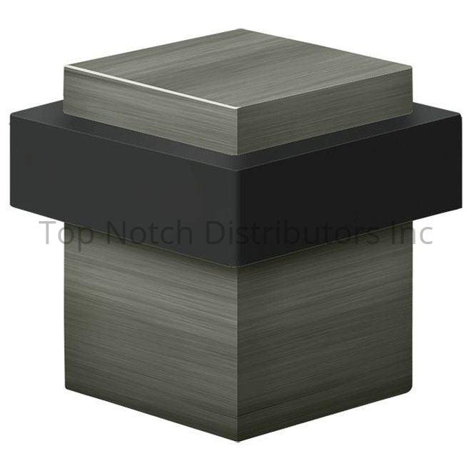 Deltana UFBS138U15A Square Universal Floor Bumper 1-3/8"; Antique N... Sparrow Supply