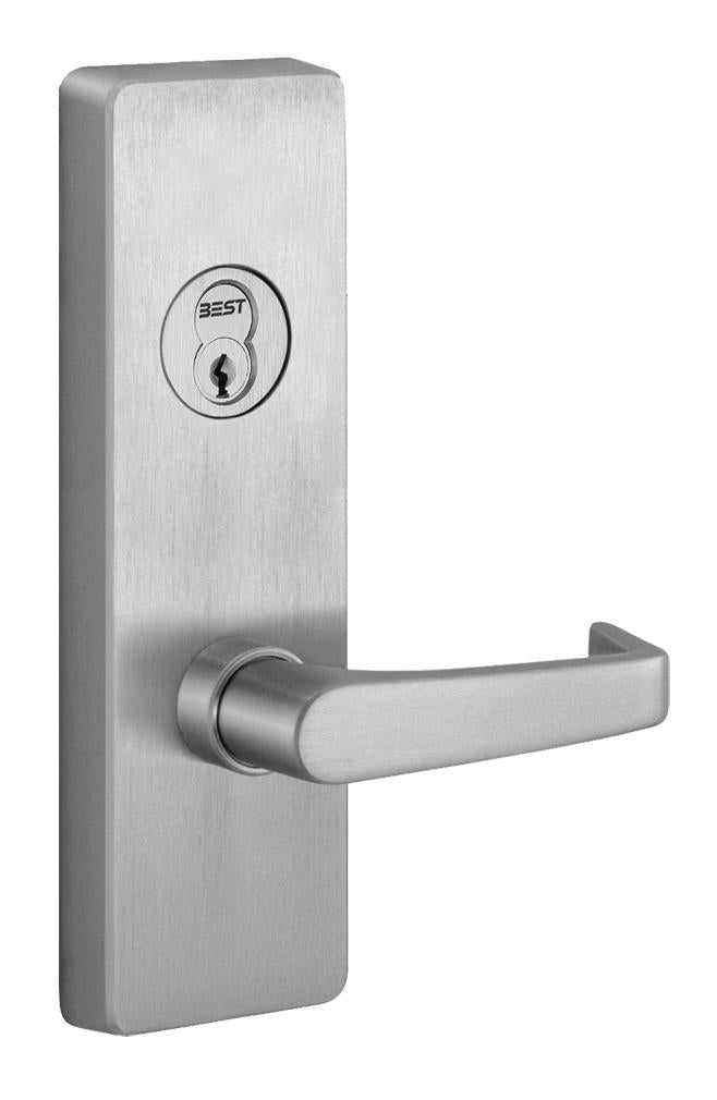 Best Precision V4908A630RHR Right Hand Reverse Key Control A Lever Trim Satin Stainless Steel Finish