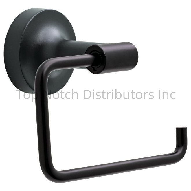 Franklin Brass VOI50MB Voisin Euro Toilet Paper Holder Matte Black Sparrow Supply
