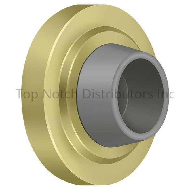 Deltana WB238U3 Concave Flush Bumper 2-3/8" Diameter; Bright Brass ... Sparrow Supply