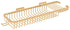 Deltana WBR1850HCR003 Wire Basket; 17-1/2" Rect/Com with Hook; Lifetime Brass Finish