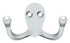 Deltana WDH15U26 Double Hook; Bright Chrome Finish