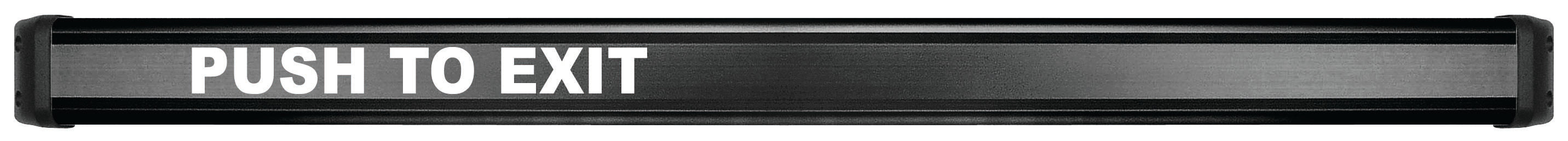 Securitron WEMBBK 36" Weatherproof Electromechanical Bar Black Finish