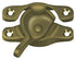 Deltana WL07U5 Window Sash Lock; 15/16" x 2-5/8"; Antique Brass Finish