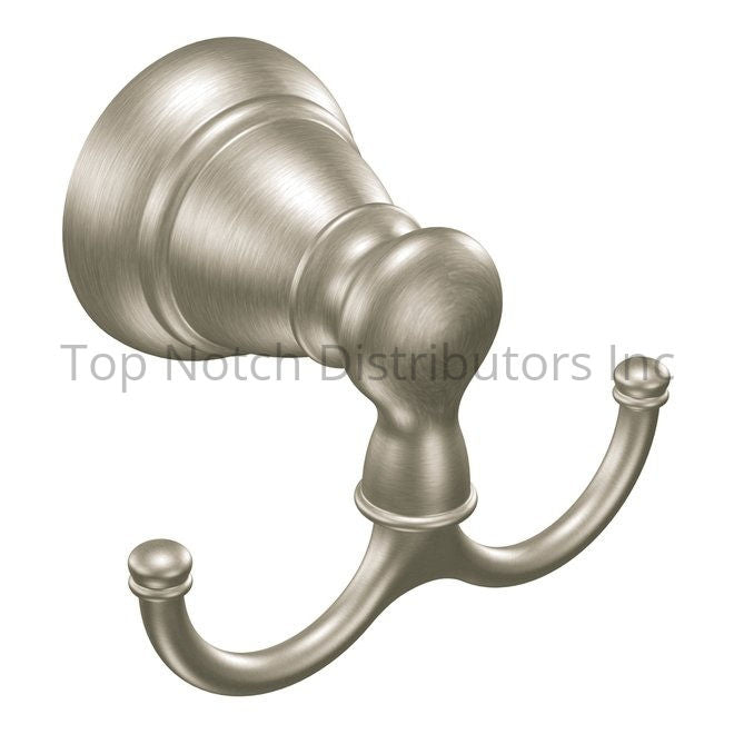 Moen Y2603BN Banbury Robe Hook Brushed Nickel Sparrow Supply