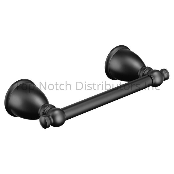 Moen Y3108BL Caldwell Pivoting Paper Holder Matte Black Sparrow Supply