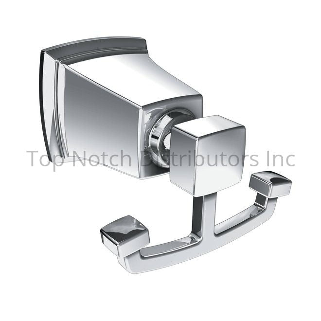 Moen Y3203CH Boardwalk Double Robe Hook Bright Chrome Sparrow Supply