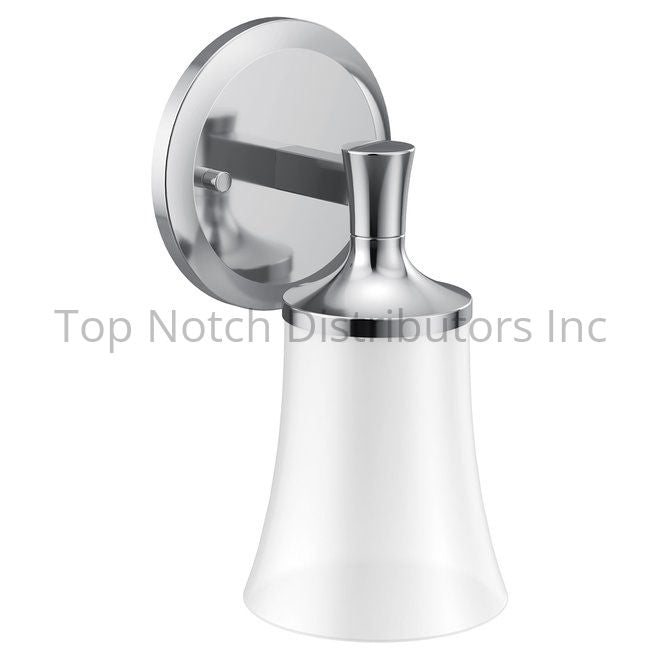 Moen YB0361CH Flara One Globe Bath Light Bright Chrome Sparrow Supply