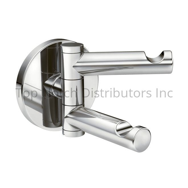 Moen YB0402CH Align Swiveling Double Robe Hook Bright Chrome Sparrow Supply