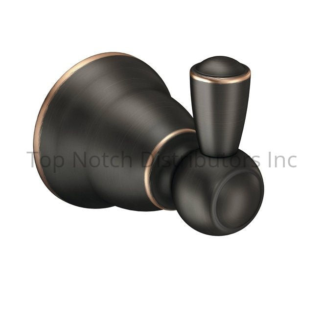 Moen YB1003BRB Traditional Single Robe Hook Mediterranean Bronze Sparrow Supply