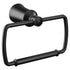 Moen YB2186BL Dartmoor Towel Ring Matte Black Finish Sparrow Supply