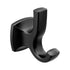Moen YB5103BL Voss Double Robe Hook Matte Black Finish Sparrow Supply