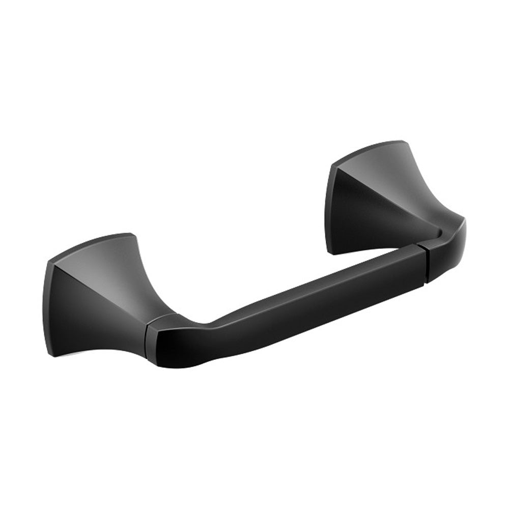 Moen YB5108BL Voss Pivot Paper Holder Matte Black Finish Sparrow Supply