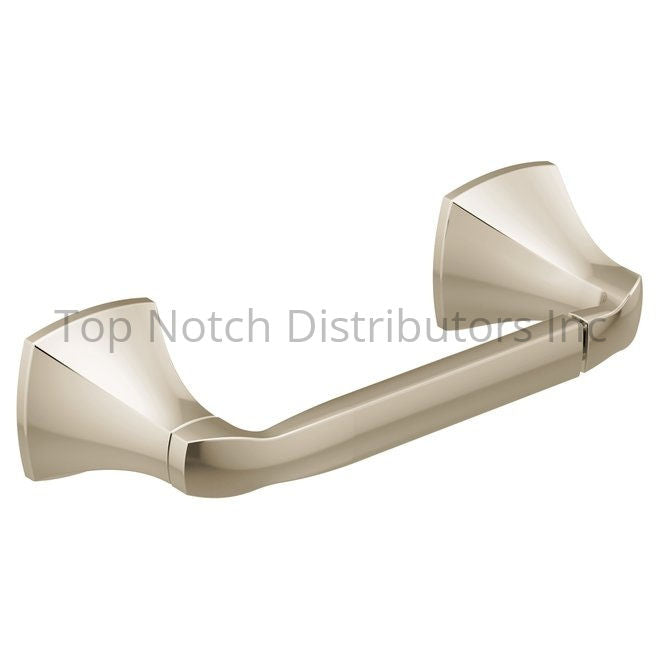 Moen YB5108NL Voss Pivot Toilet Paper Holder Polished Nickel Sparrow Supply