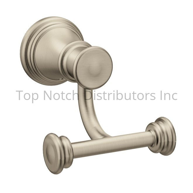 Moen YB6403BN Belfield Robe Hook Brushed Nickel Sparrow Supply
