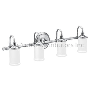 Moen YB6464CH Belfield Quadruple Globe Bath Light Bright Chrome Sparrow Supply