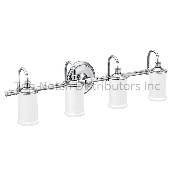 Moen YB6464CH Belfield Quadruple Globe Bath Light Bright Chrome Sparrow Supply