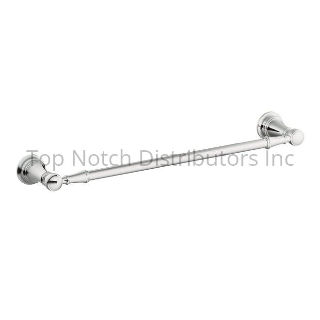 Moen YB8424CH Weymouth 24" Towel Bar Bright Chrome Sparrow Supply