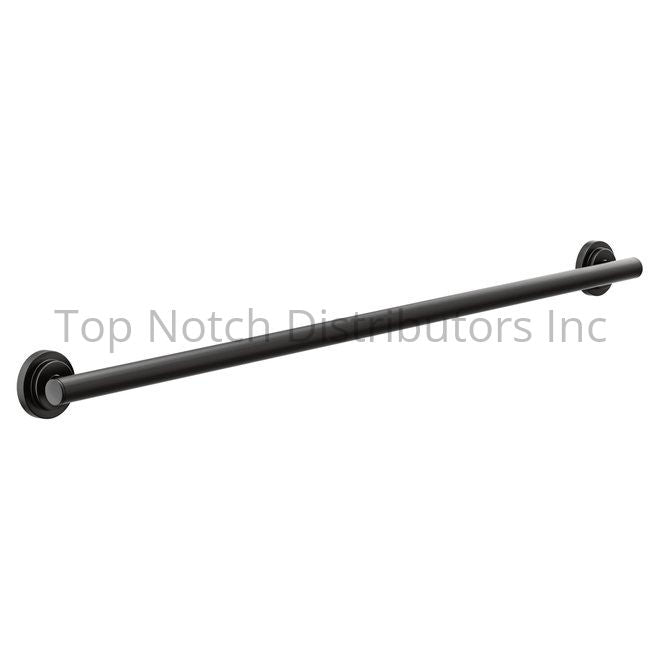 Moen YG0742BL Iso 42" Grab Bar Matte Black Sparrow Supply