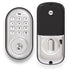 Yale Real Living YRD216ZW2619 Assure Lock Push Button Deadbolt with Z-Wave and Kwikset Keyway Satin Nickel Finish
