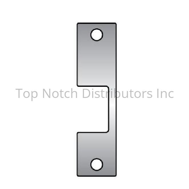 HES Z630 Z Faceplate for 1006 Strike Satin Stainless Steel Sparrow Supply