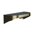 Bradley 7B2-0051296-BZ Shelf, Stainless Satin, 20 Gauge-w/Hooks, 5 X 12 Brushed Bronze
