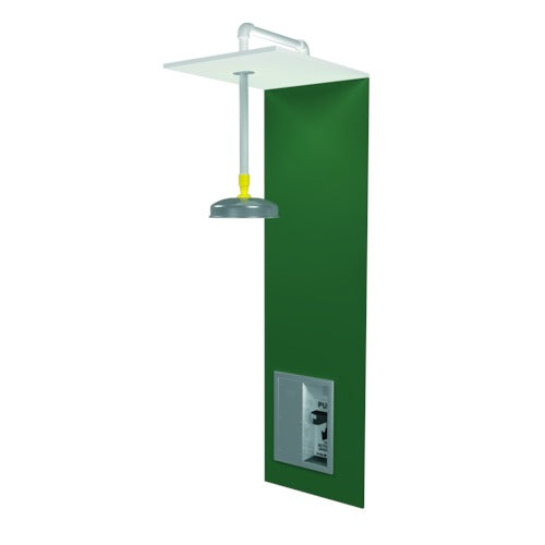 Bradley S19-125BF Drench Shower, Recessed Cabinet, BF Sparrow Supply