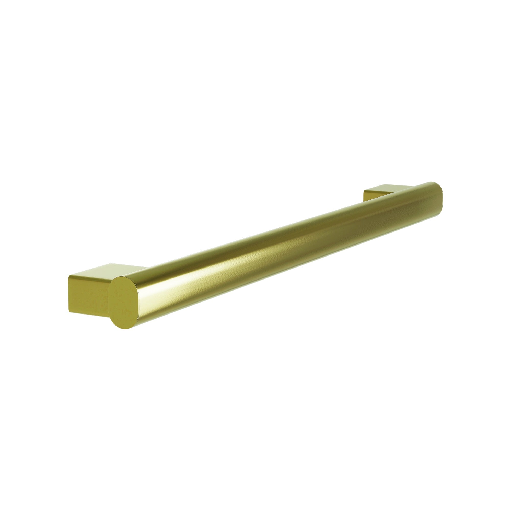 Bradley 8B1-0012400-BR Grab Bar Oval, Stainless Satin, 24" Brushed Brass Sparrow Supply