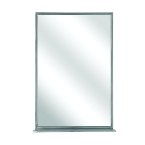Bradley 7805-018302 Mirror, Angle Frame, 18x30, Shelf