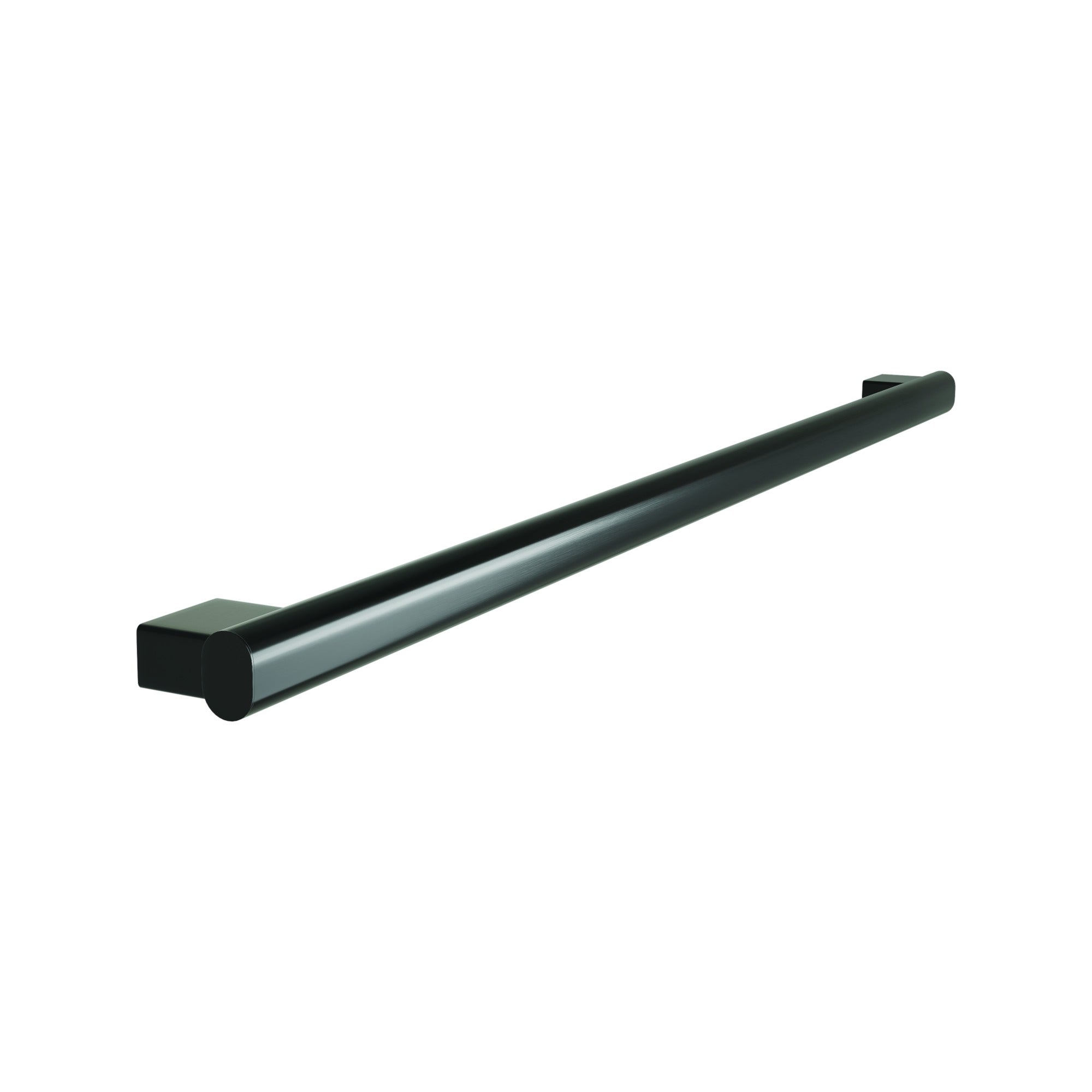 Bradley 8B1-0014200-BB Grab Bar Oval, Stainless Satin, 42" Brushed Black