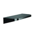 Bradley 7B2-0081896-BB Shelf, Stainless Satin, 20 Gauge-w/Hooks, 8 X 18 Brushed Black