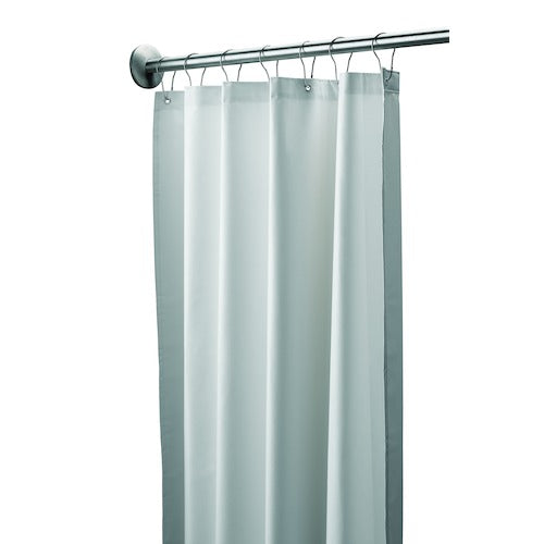 Bradley 9533-367200 Shower Curtain, Vinyl, White Sparrow Supply