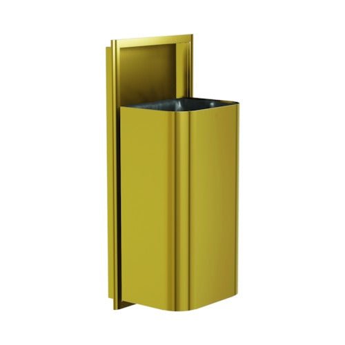Bradley 3B1-103600-BR Waste Rec- Semi-Rec, Large Cap. (D-Shape) Brushed Brass