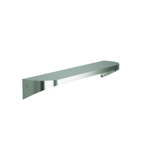 Bradley 7B2-0052400-BS Shelf, Stainless Satin, 20 Gauge, 5 X 24 Brushed Stainless