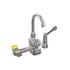 Bradley S19-505T Swing-Activated Faucet Eyewash, Single, Tempered Water Control Valve, Left-Side Eyewash Sparrow Supply