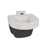 Bradley S93-728 Ligature Resistant HSL1 1 Station White Sand Bowl Sparrow Supply