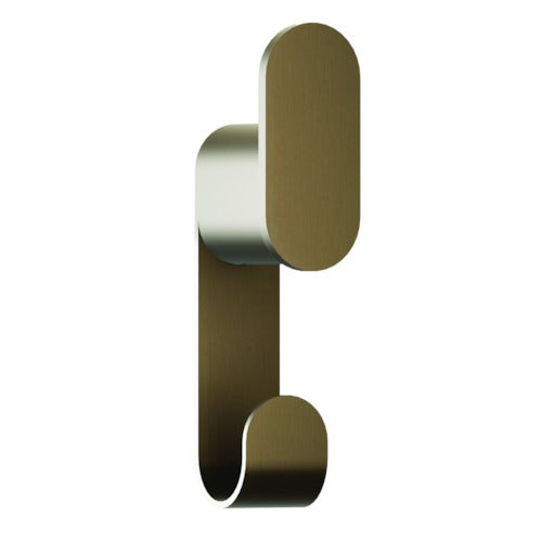 Bradley 9B1-110200-BZ Robe Hook- Stainless-Surface Mtd, Double Hook Brushed Bronze