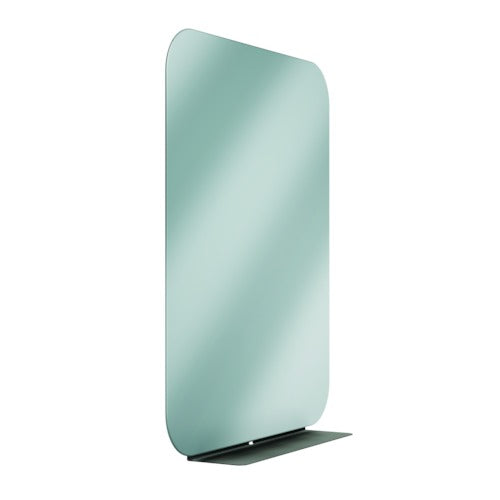 Bradley 7B1-3030360-BB Frameless Mirror- 30" X 36" w/Shelf Brushed Black