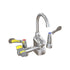 Bradley S19-505W Swing-Activated Faucet Eyewash, Hot and Cold Wrist Blades, Left-Side Eyewash Sparrow Supply
